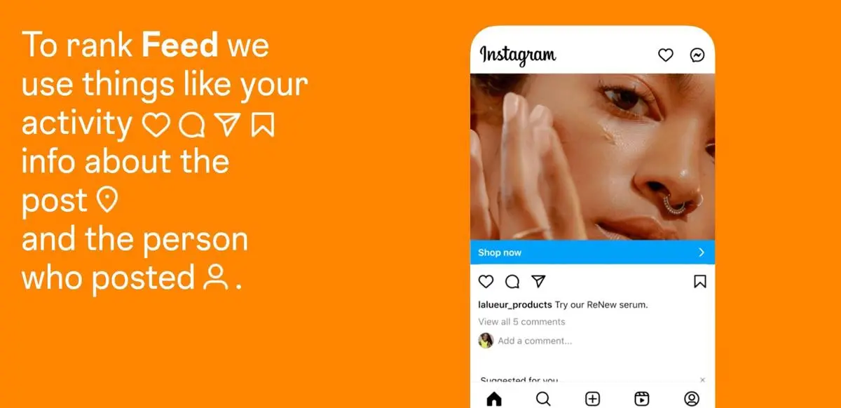 algoritmul instagram