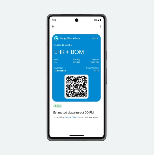 google wallet bilet
