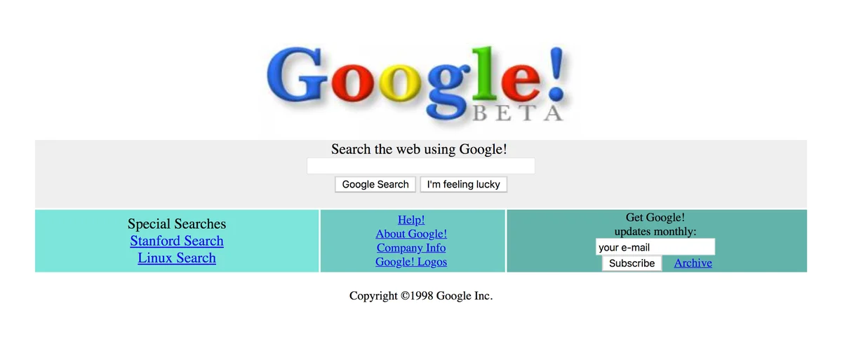 google 25 de ani