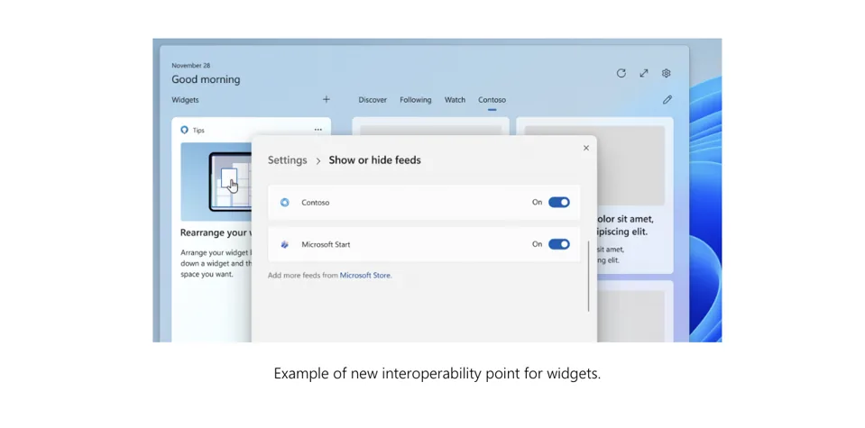 interoperabilitate windows 11