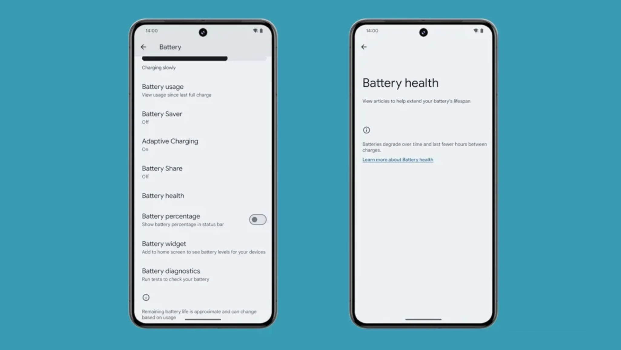sanatate baterie android