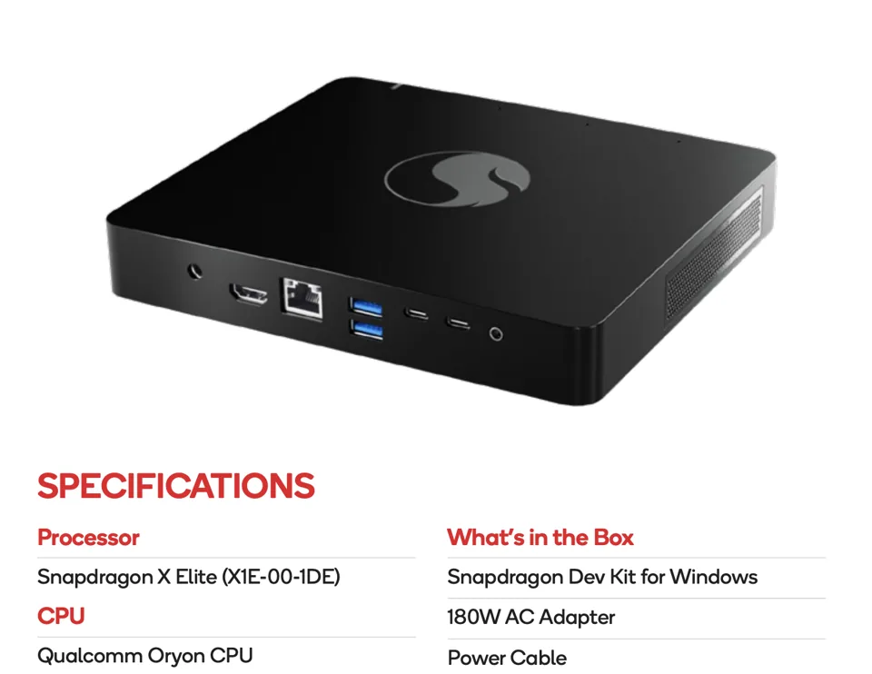 snapdragon dev kit for windows 6g39.960