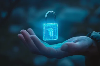 mlag amina realistic hand holding a big floating glowing padloc db213a73 2f5f 49f8 98cc 3db78bf34236 66d76d12603f1