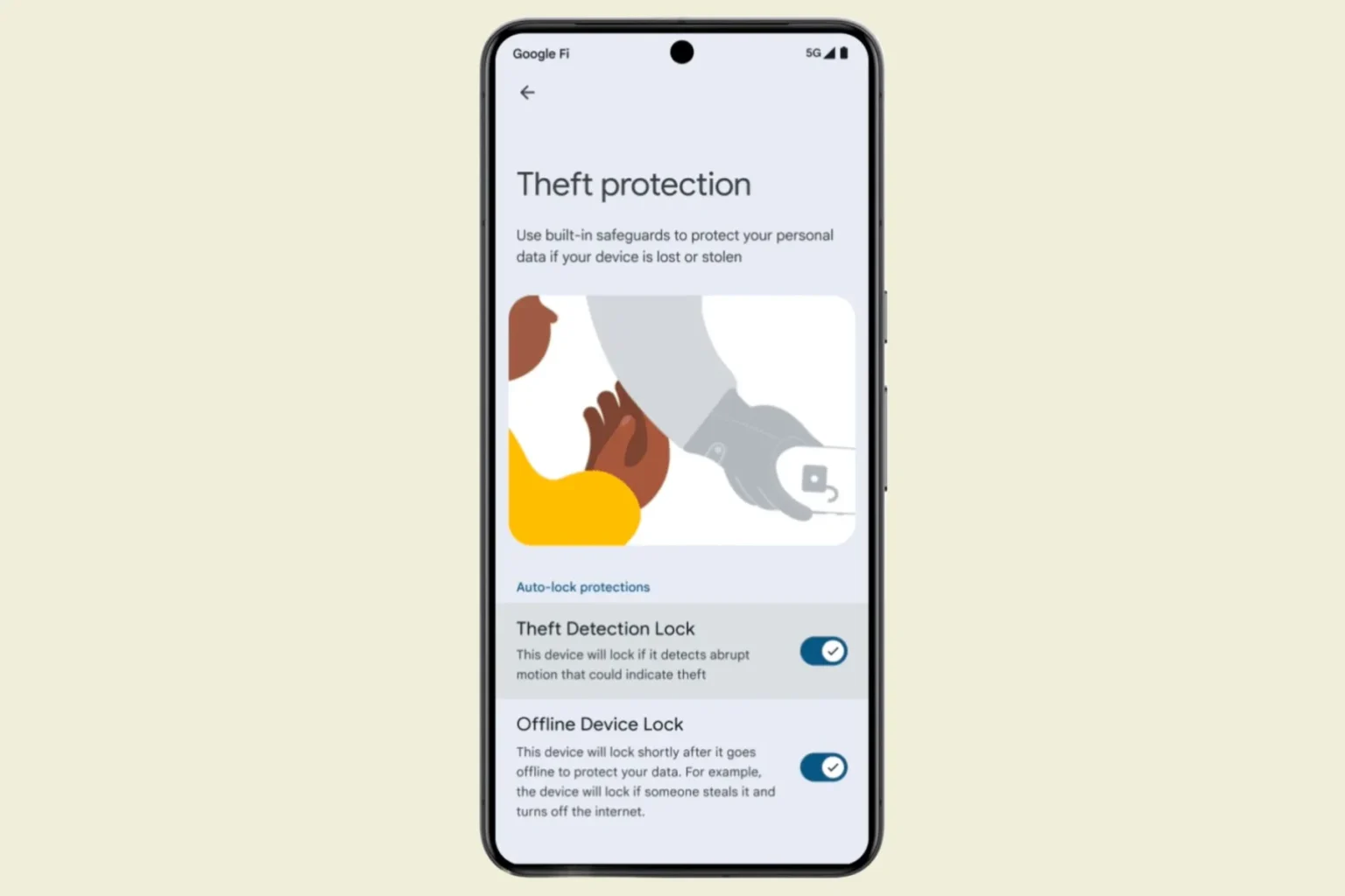 android theft protection