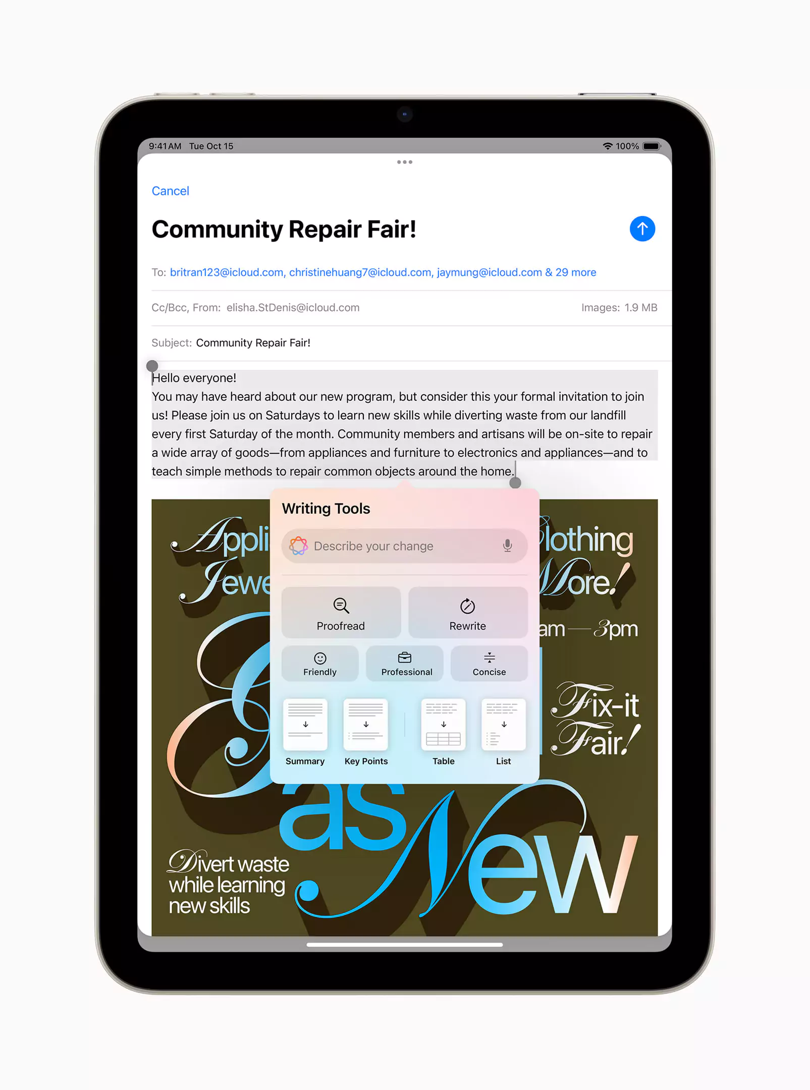apple ipad mini apple intelligence writing tools 241015 670faba7e6182