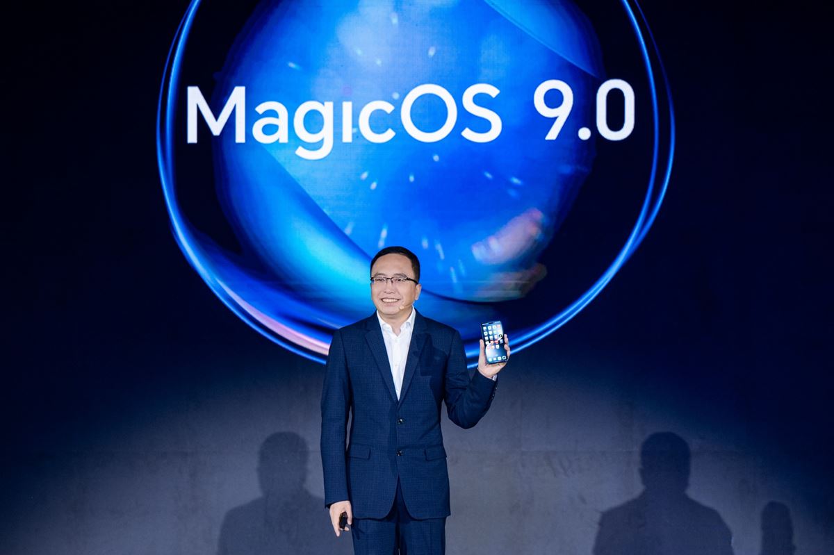 honor ceo george zhao at magicos 9.0 launch