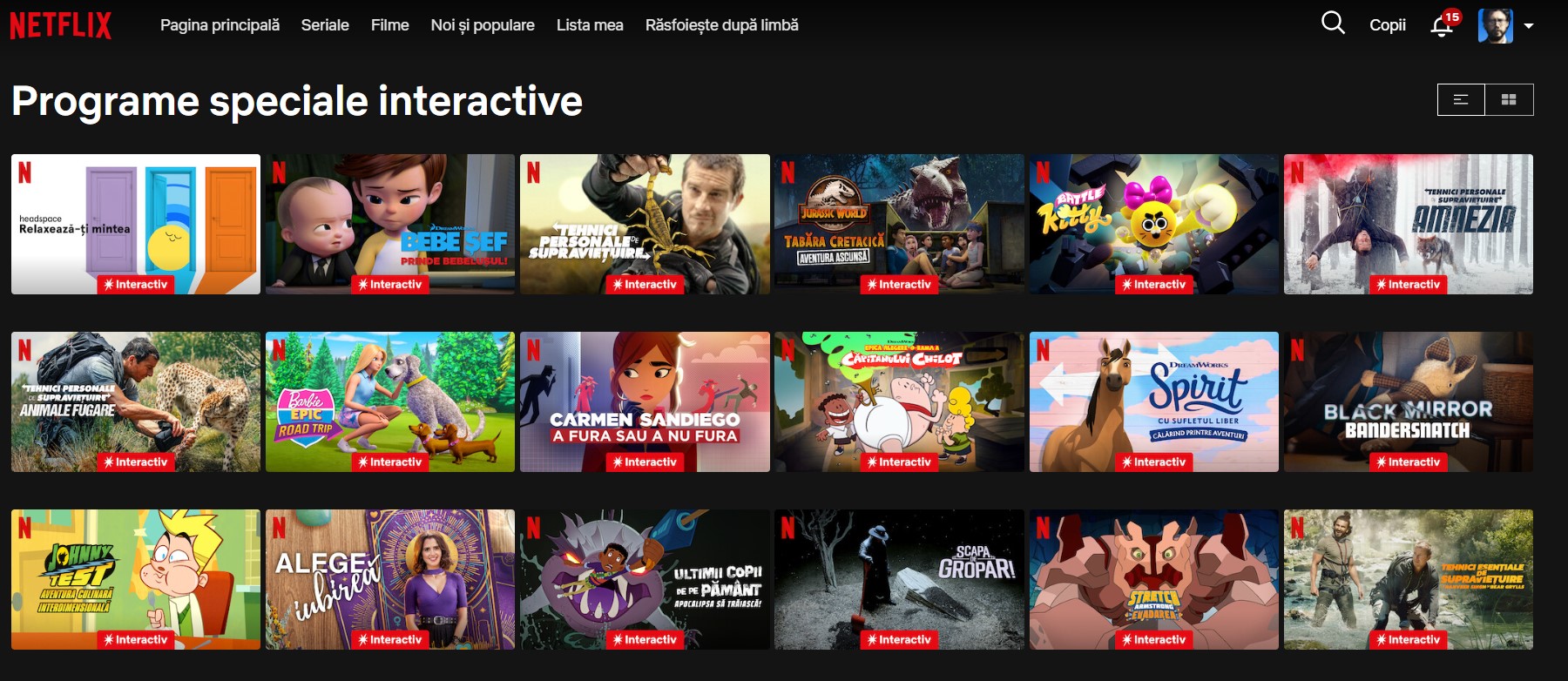 netflix programe speciale