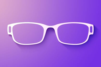 apple glasses purple feature