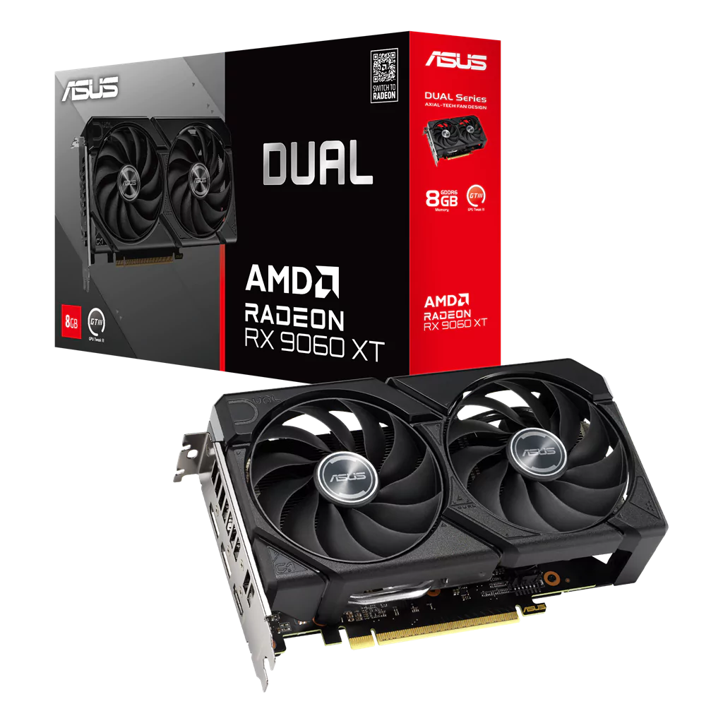 asus dual radeon rx 9060 xt 8gb gddr6 68304792988d2