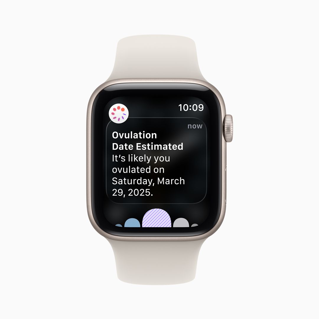 apple watch se 3 ovulation estimate wrist temperature 250909