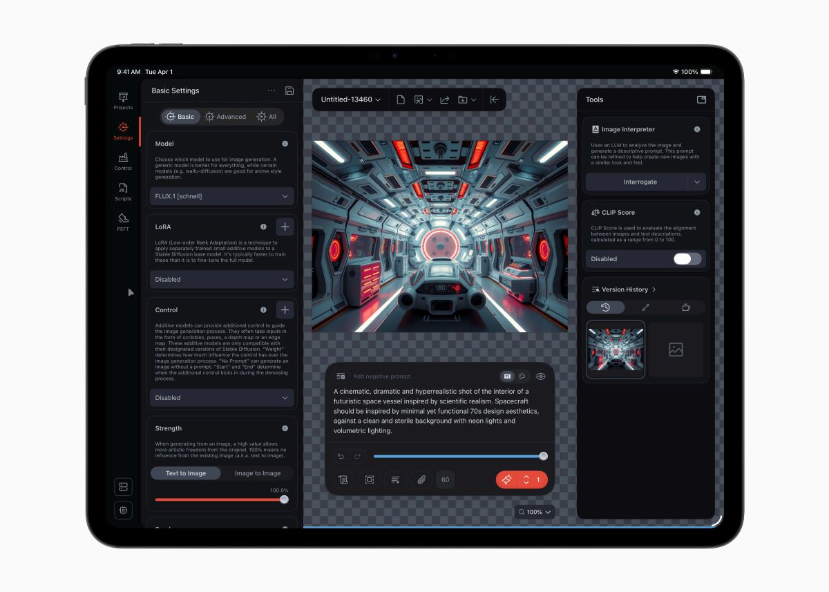 apple ipad pro draw things 251015