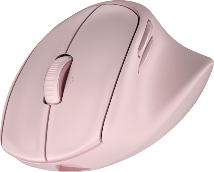 hp tilt ergonomic pink mouse 720m