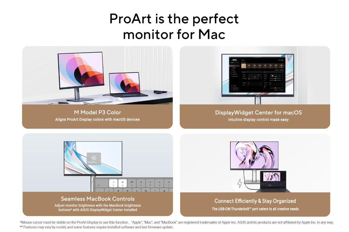 proart is the best monitor for macbook 1820 1213