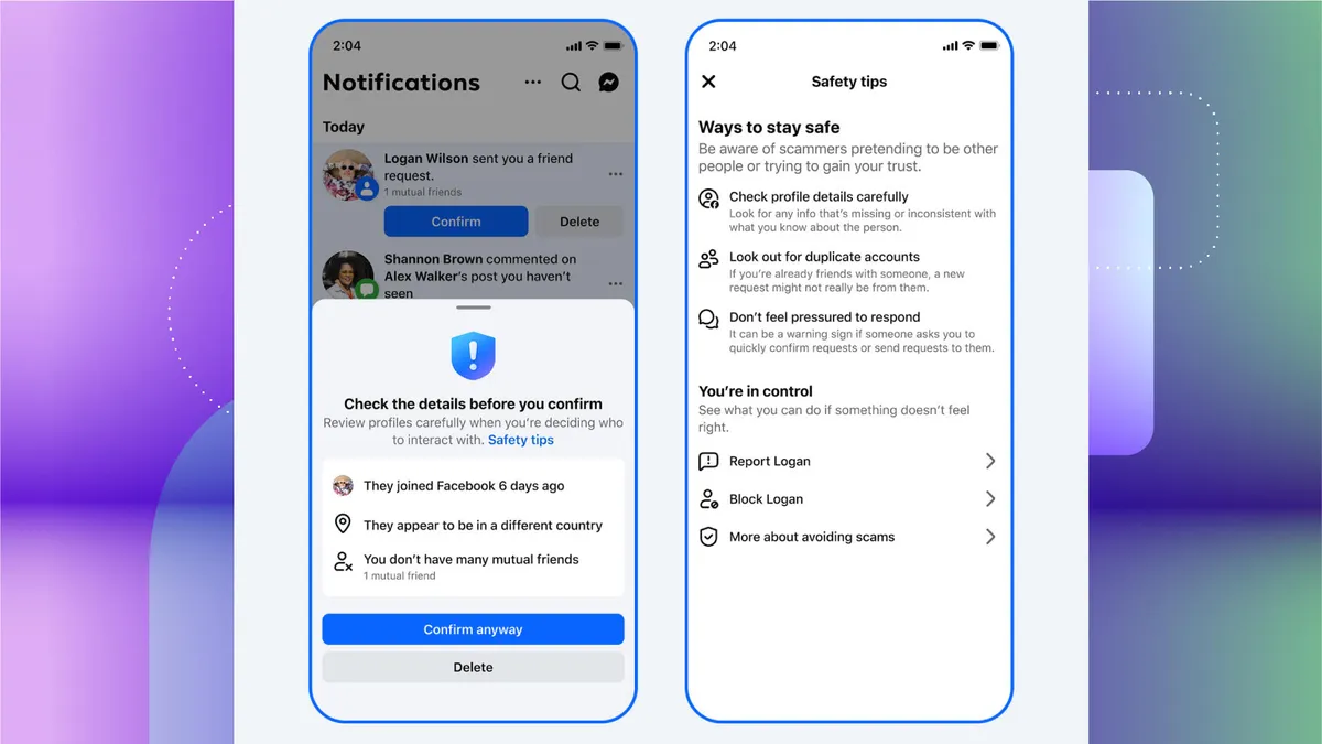 facebook new scam protections