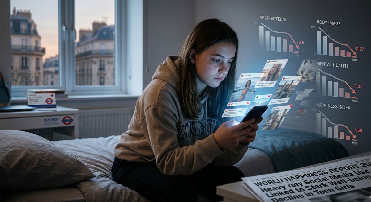 happiness social media