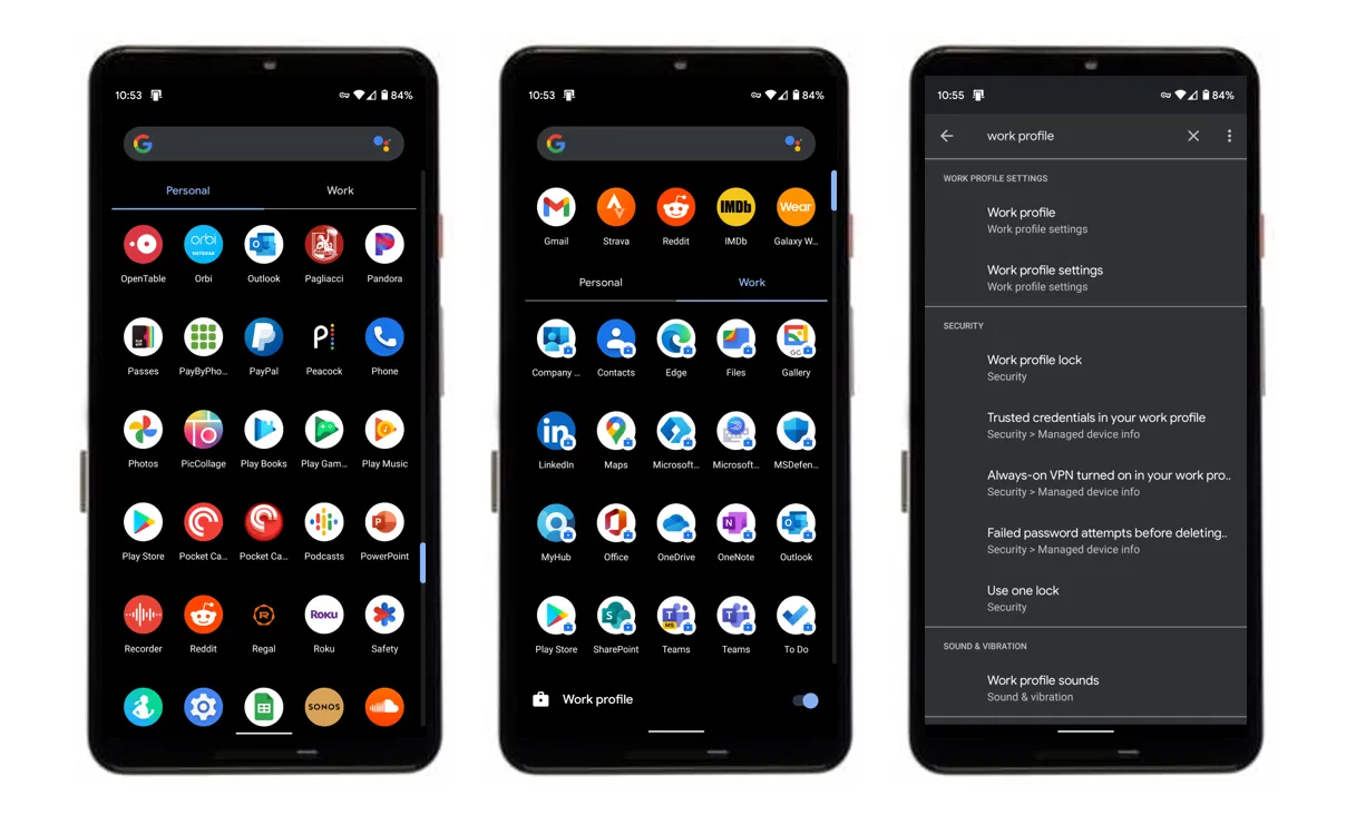 android work profile