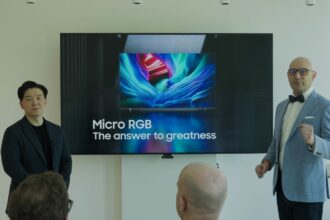 benjamin braun and charlie bae present samsung tv 2026 line up 1