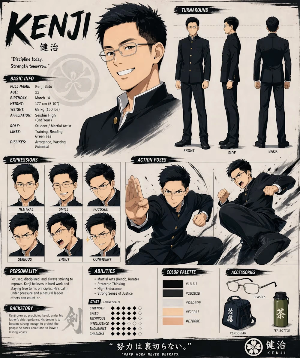 character card kenji