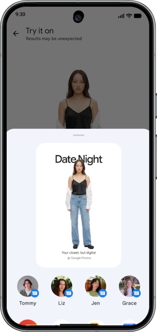sharing outfits with friends