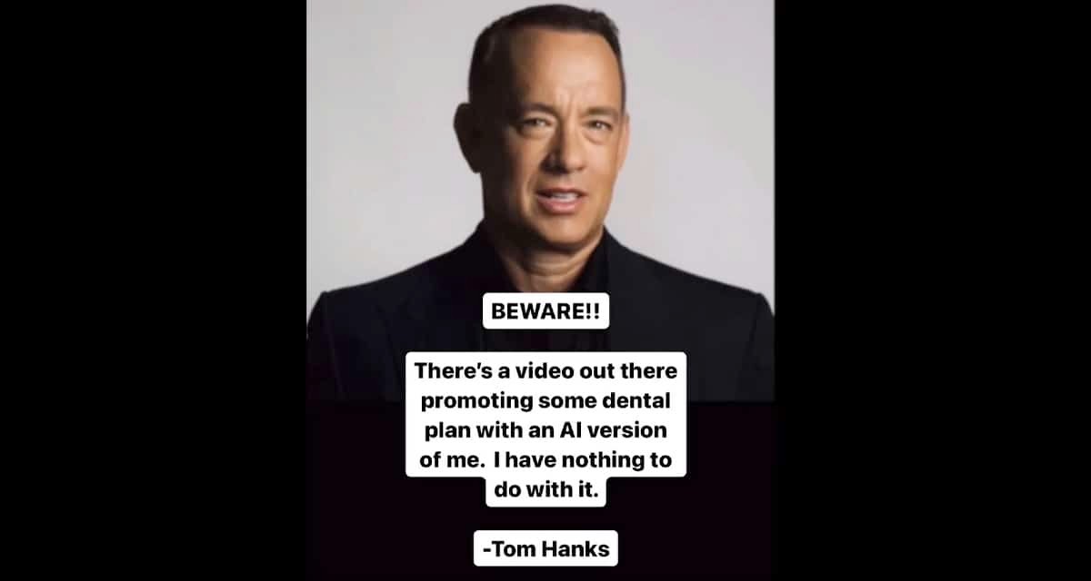 tom hanks ai oct 4