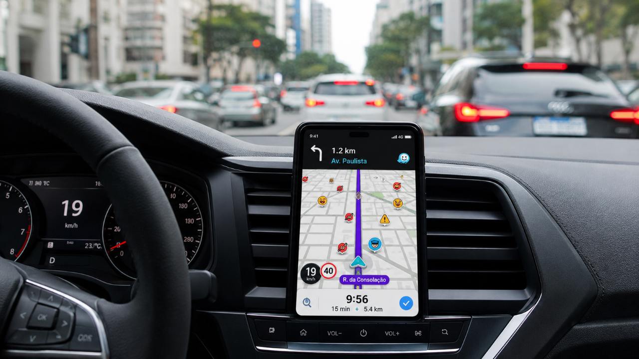 interfata waze