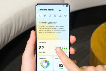 samsung health app home screen