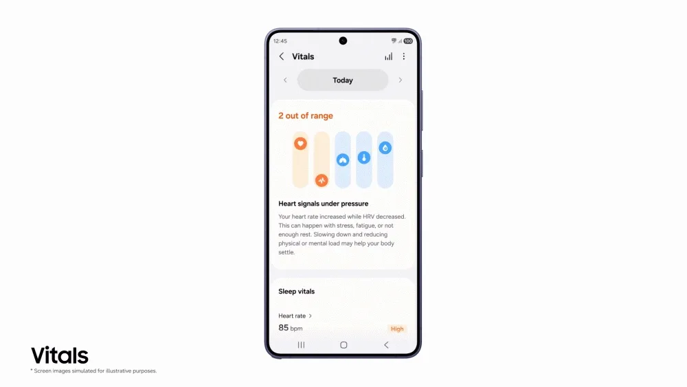 samsung health vitals