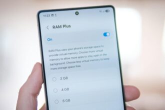 samsung ram plus options