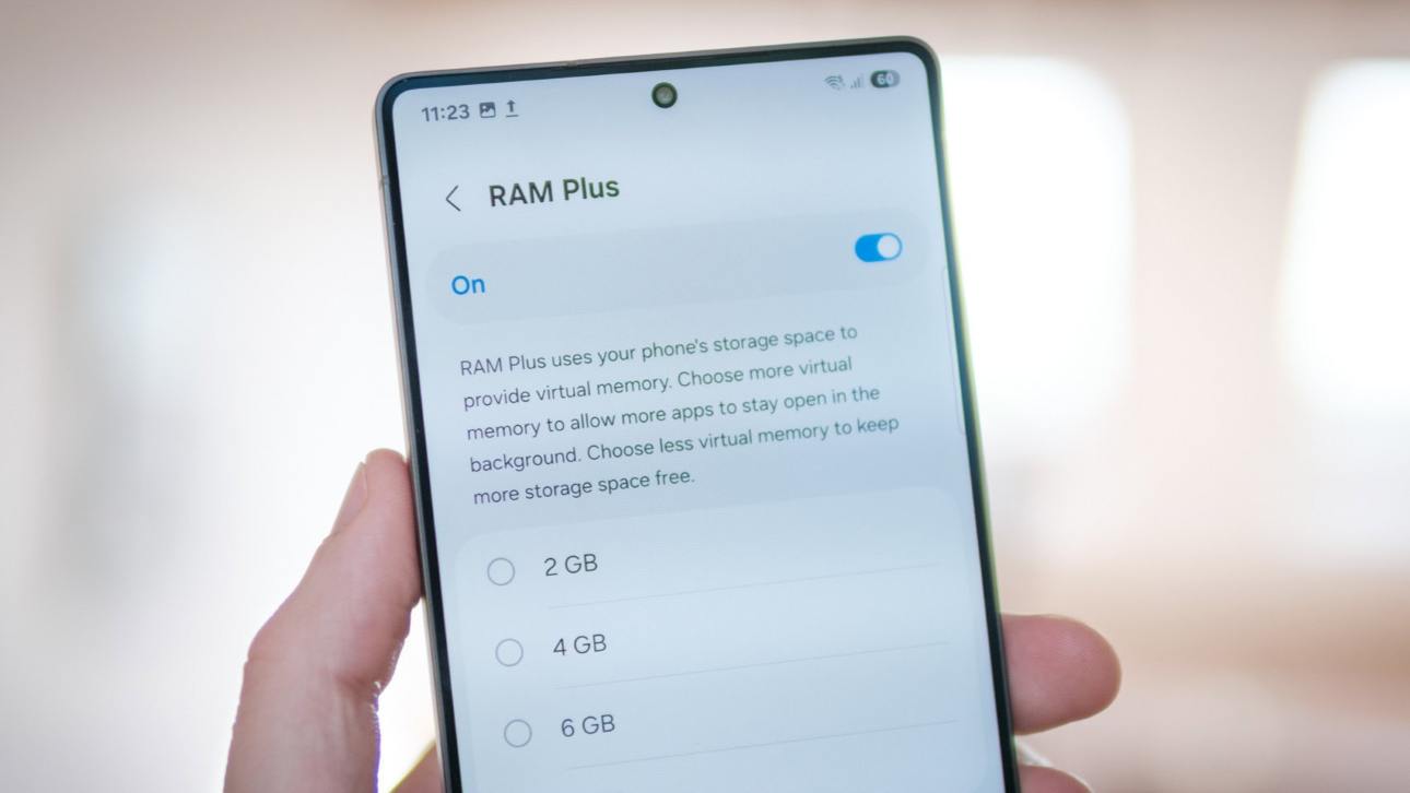 samsung ram plus options