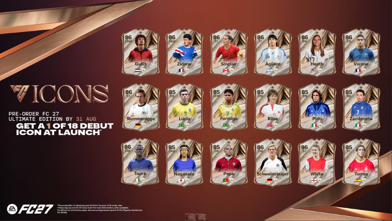 fc27 icons squad 16x9 (debut items)